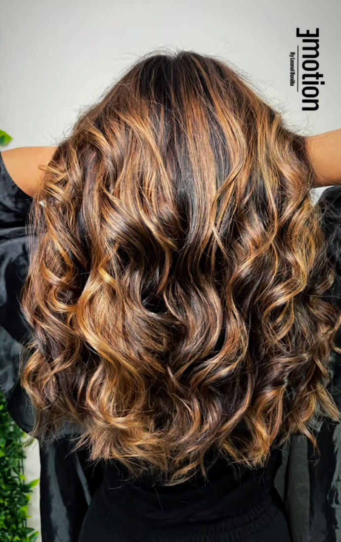 Balayage realizado