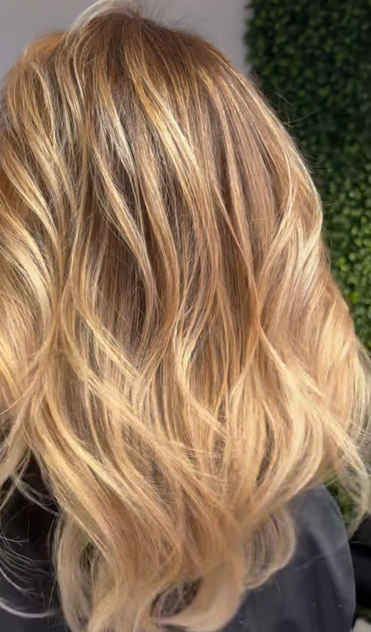 Balayage realizado